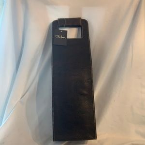 Cole Haan Leather Wine Tote